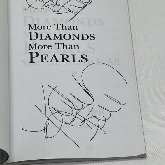 More Than Diamonds More Than Pearls You Are Worth It All Keith Bell Signed - Picture 3 of 6